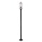 Z-Lite Sana 2 Light Outdoor Post Mounted Fixture, Black And Seedy 592PHMR-567P-BK - alternate 3